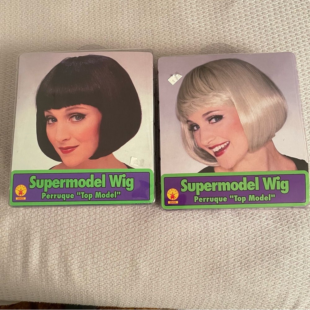Wig - Black and Blonde supermodel